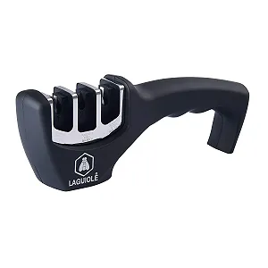 Точило для ножів LAGUIOLE 3-ступенева нержавіюча сталь Black synthetic.ua - Фото 1