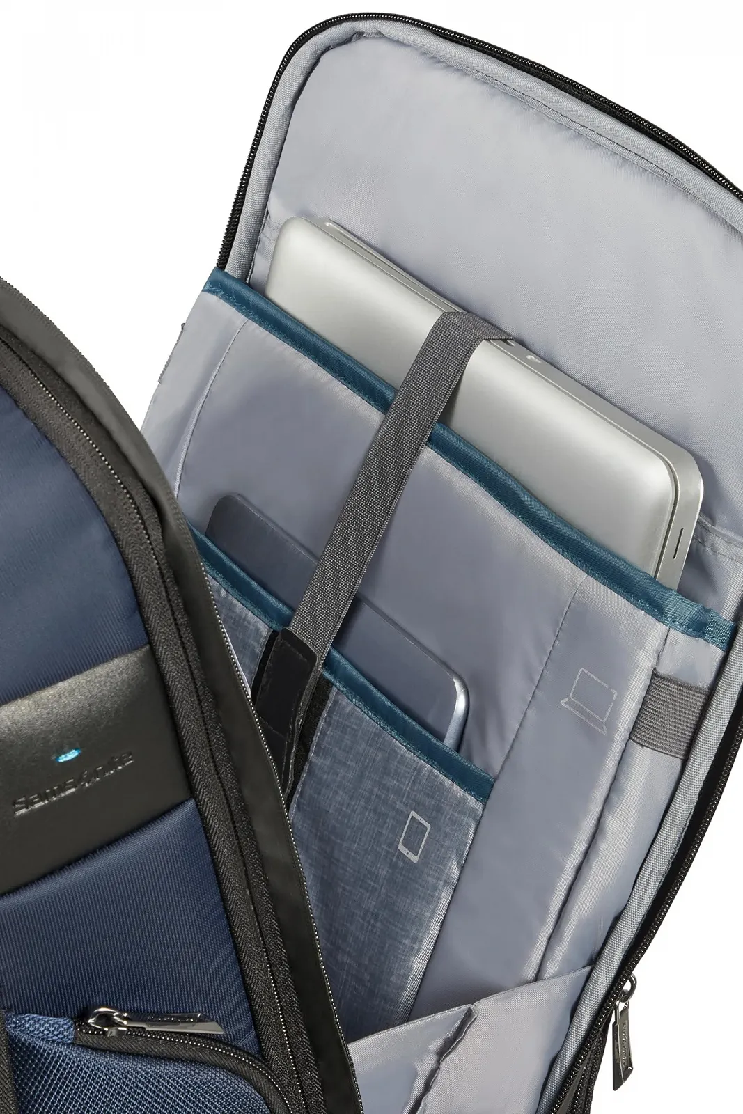 Рюкзак для ноутбука Samsonite Spectrolite 2.0 15.6 дюйма розширюваний Синій (Deep Blue), фото №6 Рюкзак для ноутбука Samsonite Spectrolite 2.0 15.6 дюйма розширюваний Синій (Deep Blue), фото №6