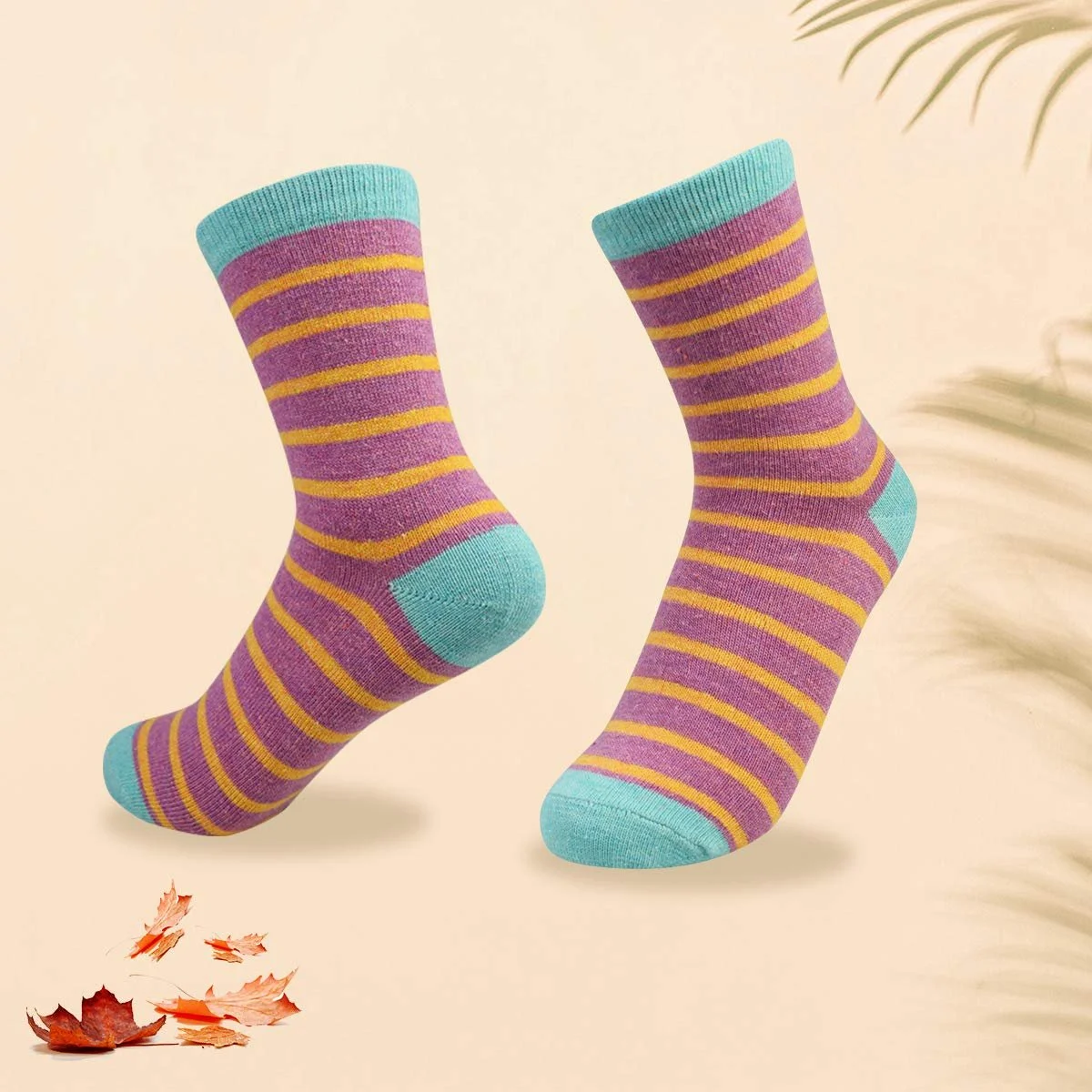 Жіночі шкарпетки La Dearchuu вовняні 5 пар Розмір 35-40, фото №5