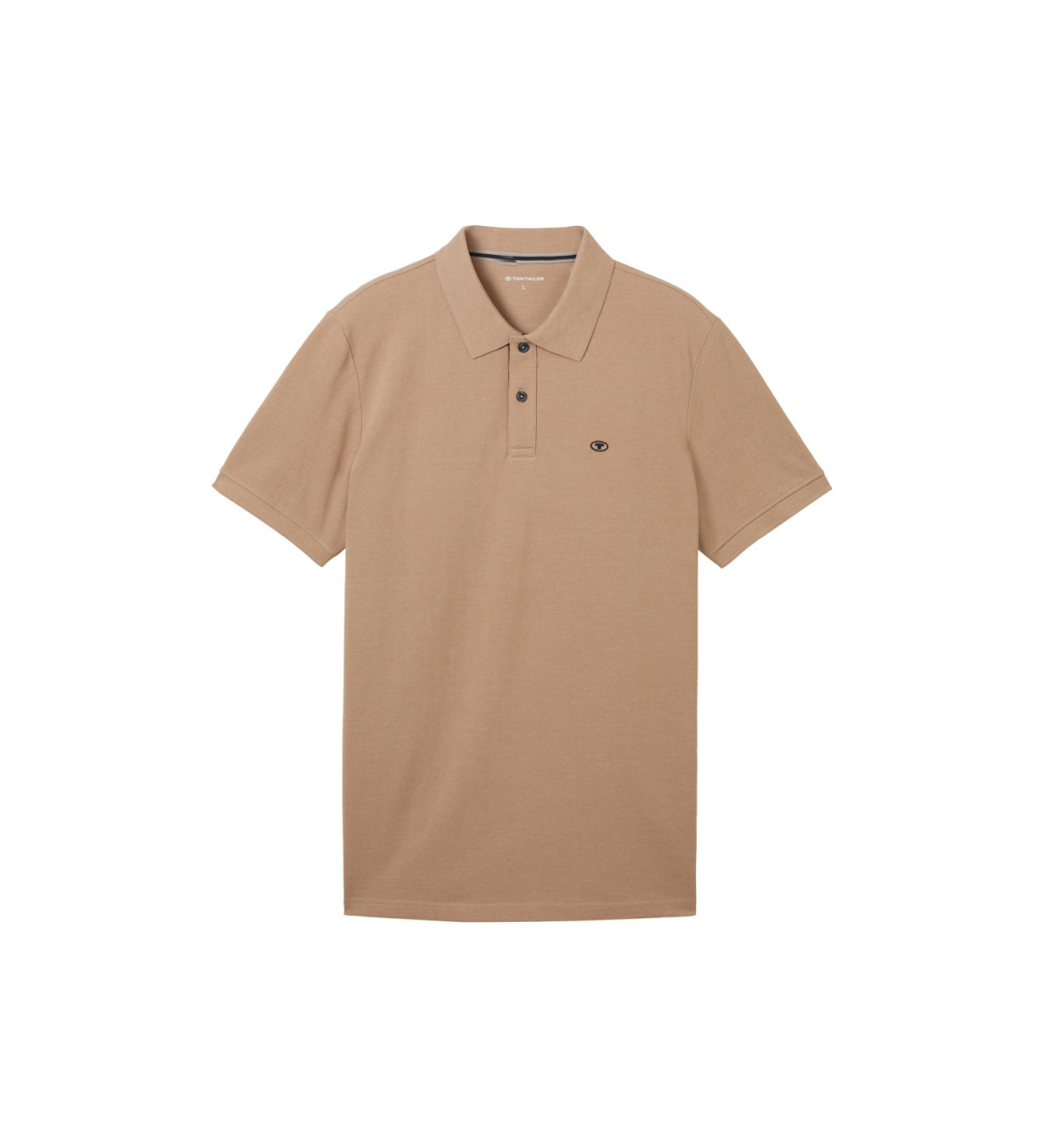 Поло Basic Polo 1031006ХХ31089 Tom Tailor Світло-коричневий S, фото №5