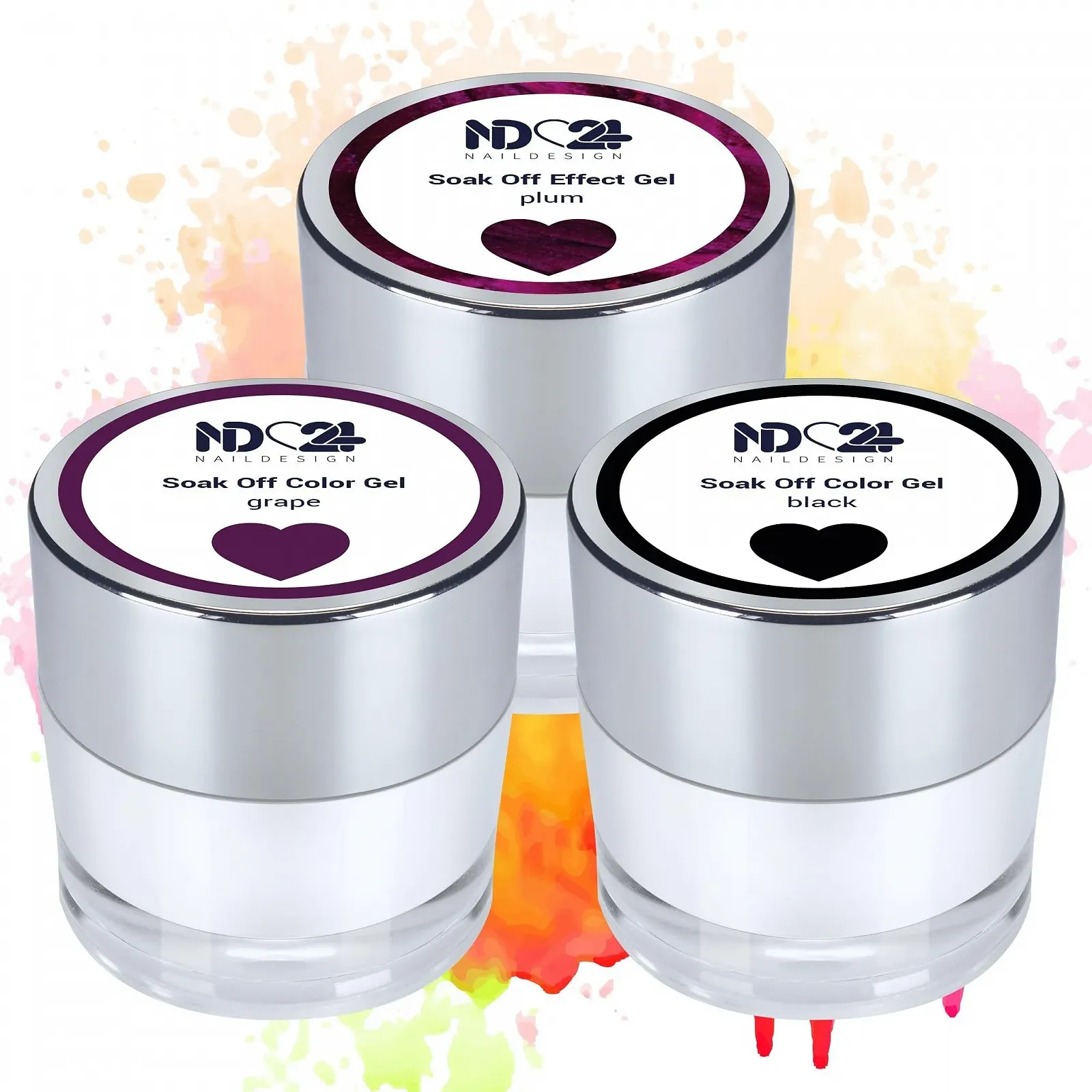 Гель-лак ND24 Premium Bundle Black Velvet высокопигментированный UV LED цвет Black Velvet, 3 x 10 г, фото №1 Гель-лак ND24 Premium Bundle Black Velvet высокопигментированный UV LED цвет Black Velvet, 3 x 10 г, фото №1