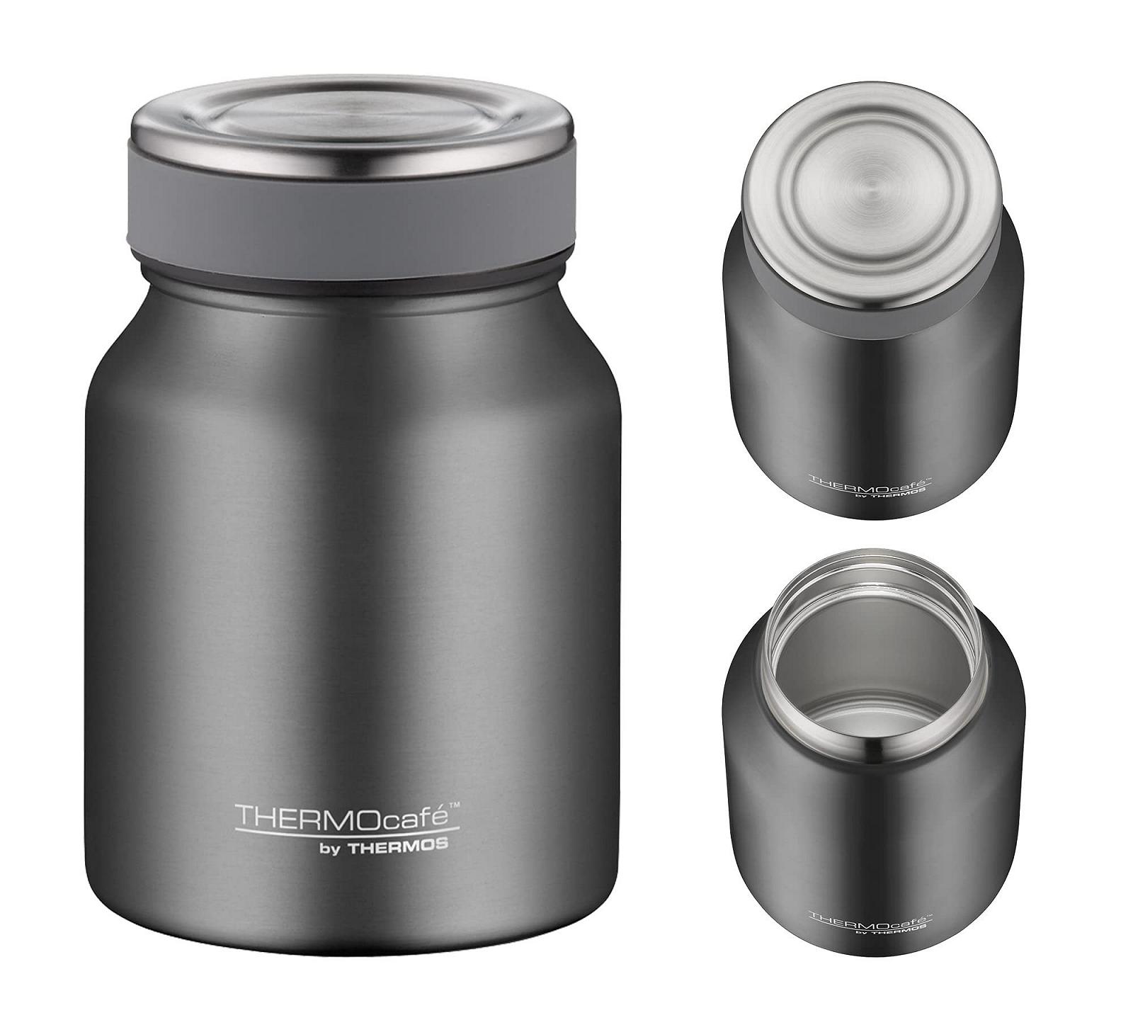 Термос для їжі THERMOcafé by THERMOS TC Food JAR Stone Grey Mat 0.50 л, фото №2 Термос для їжі THERMOcafé by THERMOS TC Food JAR Stone Grey Mat 0.50 л, фото №2