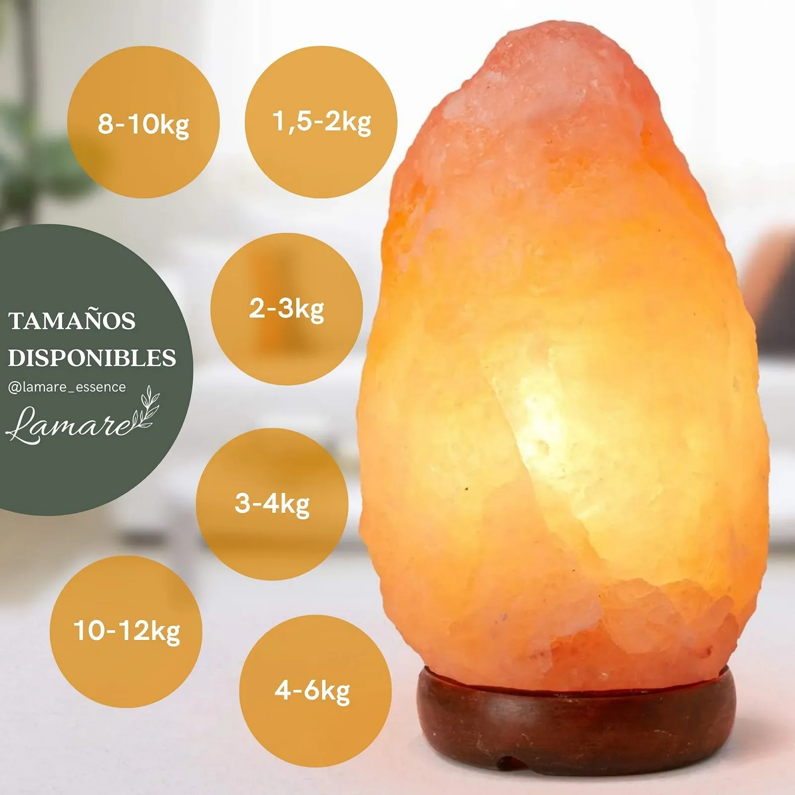 Соляна лампа Magic Salt Punjab Pakistan 2-3 кг, фото №3