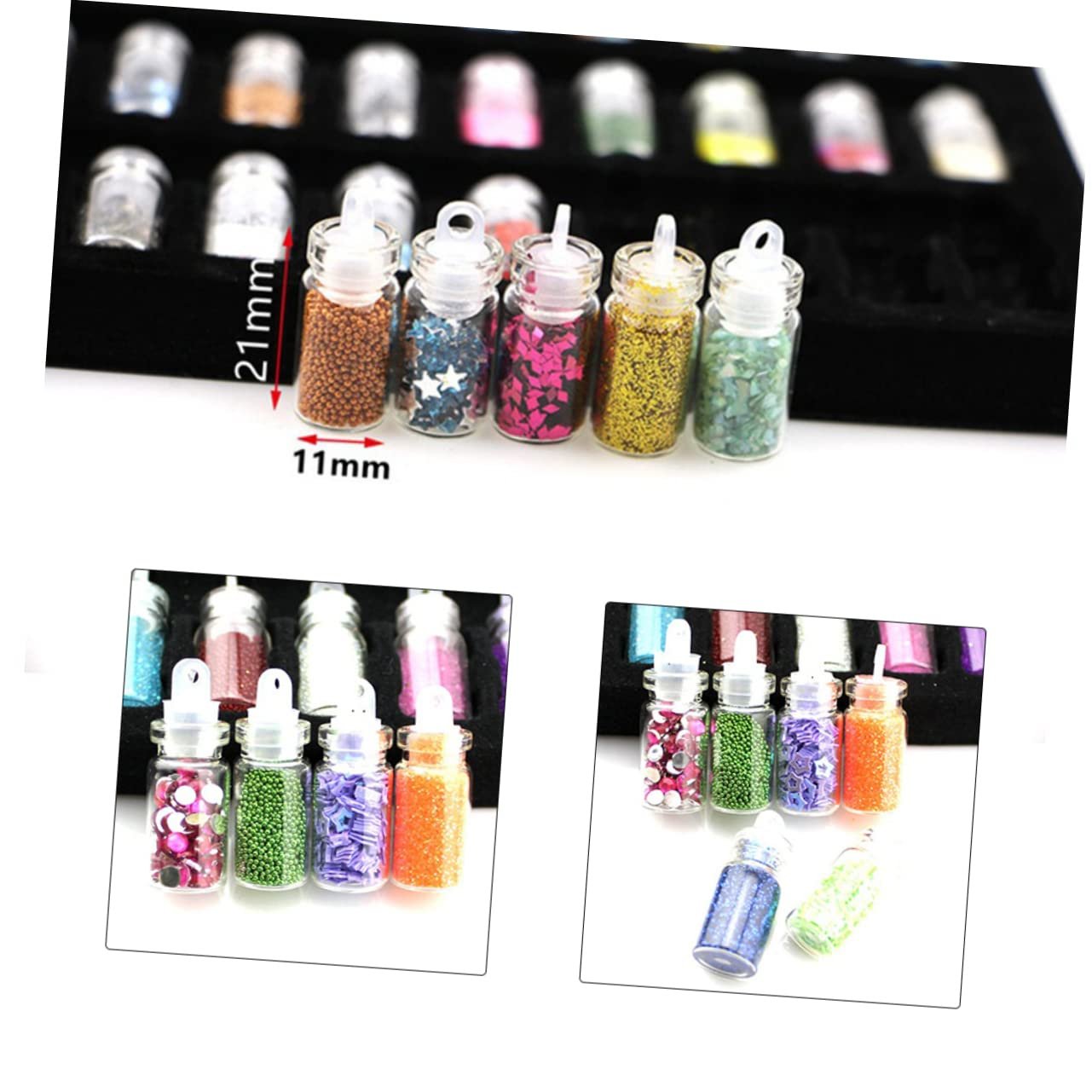 Набор для дизайна ногтей Healeved с украшениями и аксессуарами, включая инструменты для легкого нанесения на натуральные или искуственные ногти, фото №4