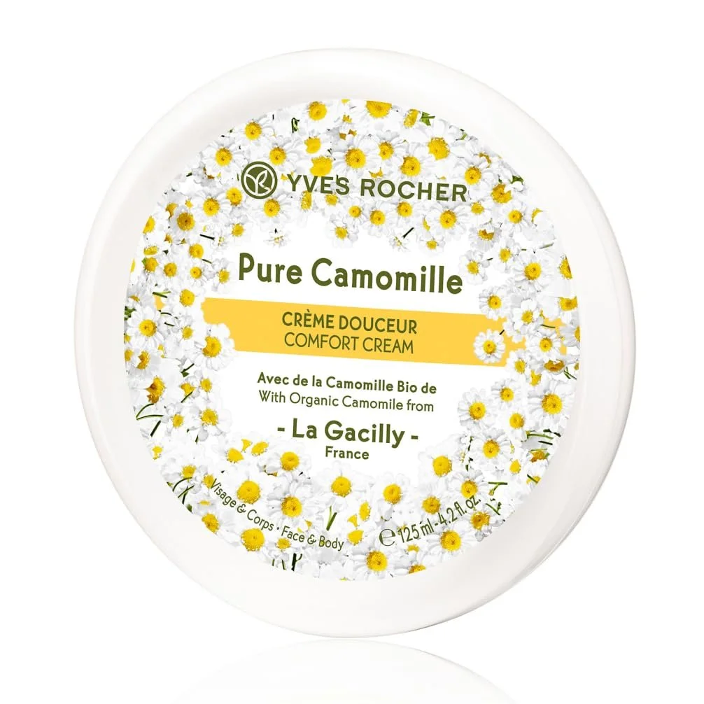 Крем для обличчя та тіла Yves Rocher Pure Camomile заспокійливий з ромашкою 125 мл, фото №1