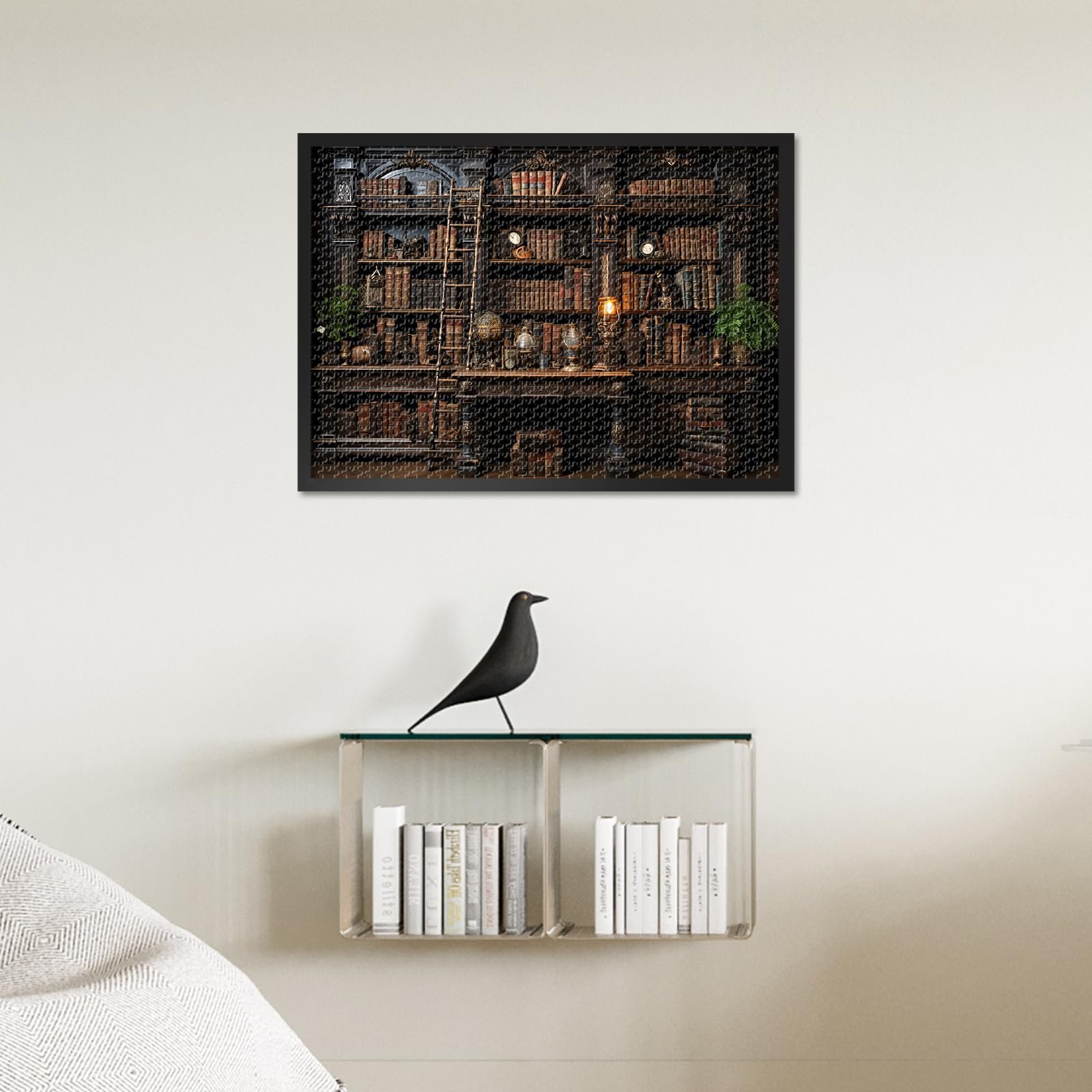 Пазл Large Library with Bookshelves Reading Ambience 1000 деталей 70 x 50 см, фото №5