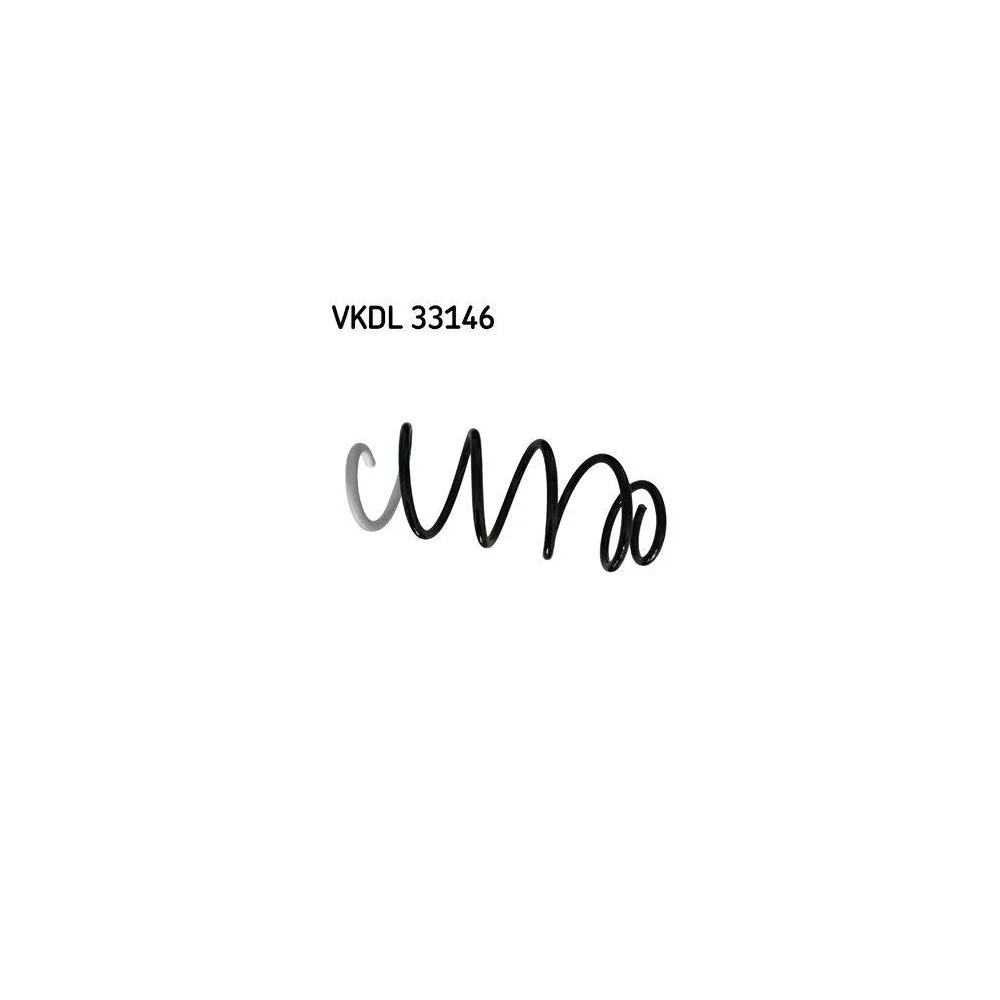 Пружина підвіски SKF VKDL 33146, передня вісь, фото №1 Пружина підвіски SKF VKDL 33146, передня вісь, фото №1