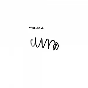 Пружина підвіски SKF VKDL 33146, передня вісь - Фото 1