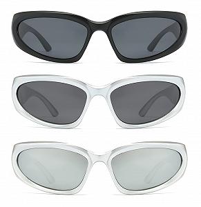 Солнцезащитные очки Long Keeper Y2k Ретро UV400 synthetic.ua - Фото 1