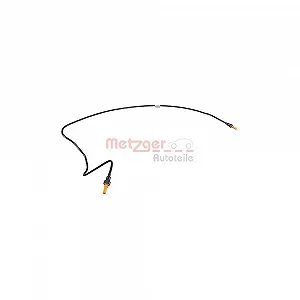 Паливна трубка METZGER 2150183 для RENAULT, задня - Фото 1