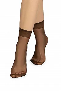 Шкарпетки NOQ Жіночі вище щиколотки, однотонні, 15 ден - Фото 1