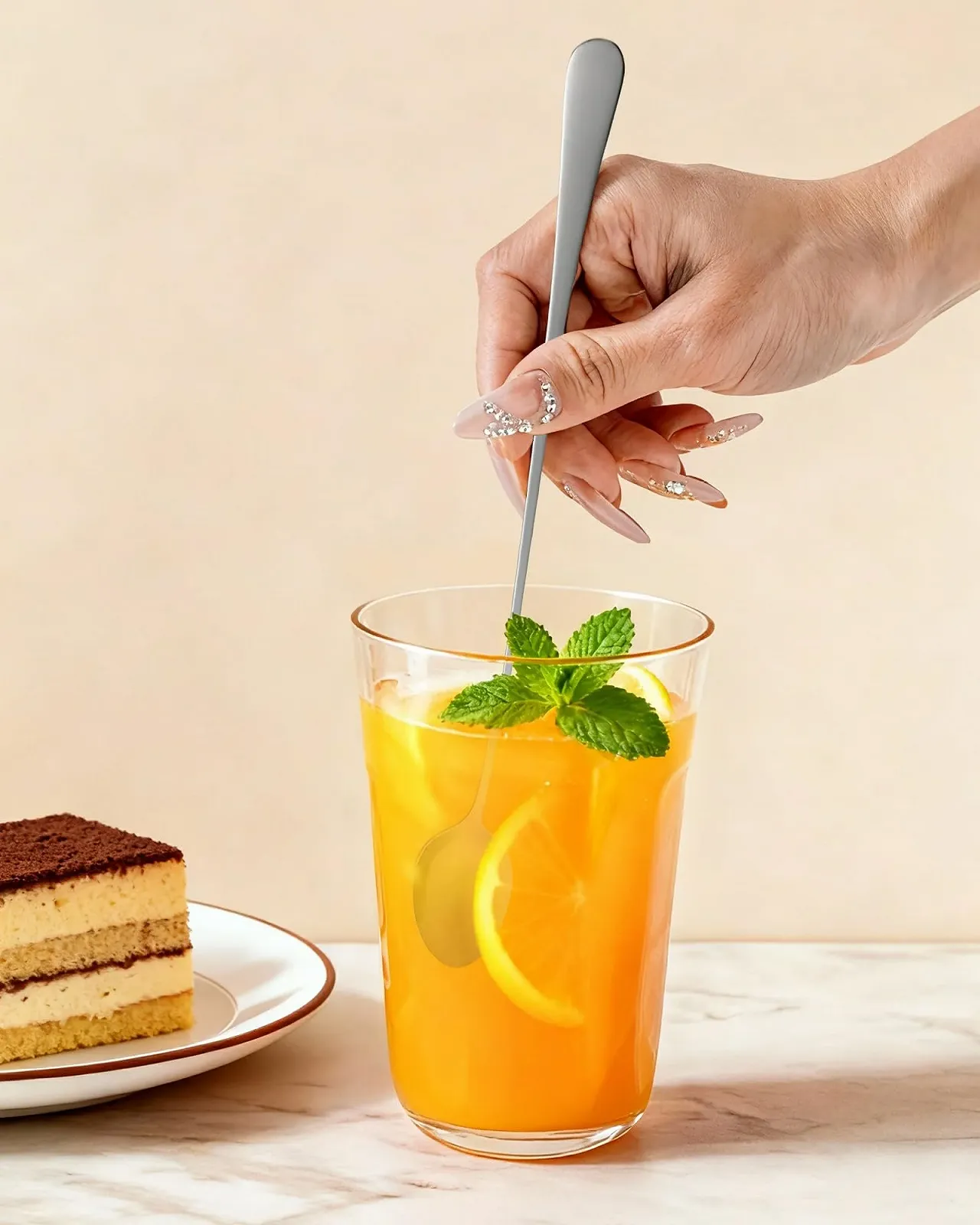 Ложка чайна Lang 12 штук, 19 см, з нержавіючої сталі, дзеркально полірована, можна мити в посудомийній машині, фото №5