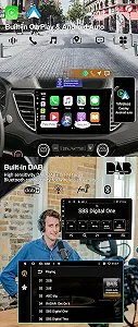 Штатная автомагнитола BXLIYER для Honda CRV 2012-2016 / 10.1" / Сенсорная / 4/64Гб / Android 13 / Apple CarPlay / Android Auto / Bluetooth / WI-FI / GPS / USB / DAB+ цена на synthetic.ua - Фото 1 Штатная автомагнитола BXLIYER для Honda CRV 2012-2016 / 10.1" / Сенсорная / 4/64Гб / Android 13 / Apple CarPlay / Android Auto / Bluetooth / WI-FI / GPS / USB / DAB+ synthetic.ua - Фото 1