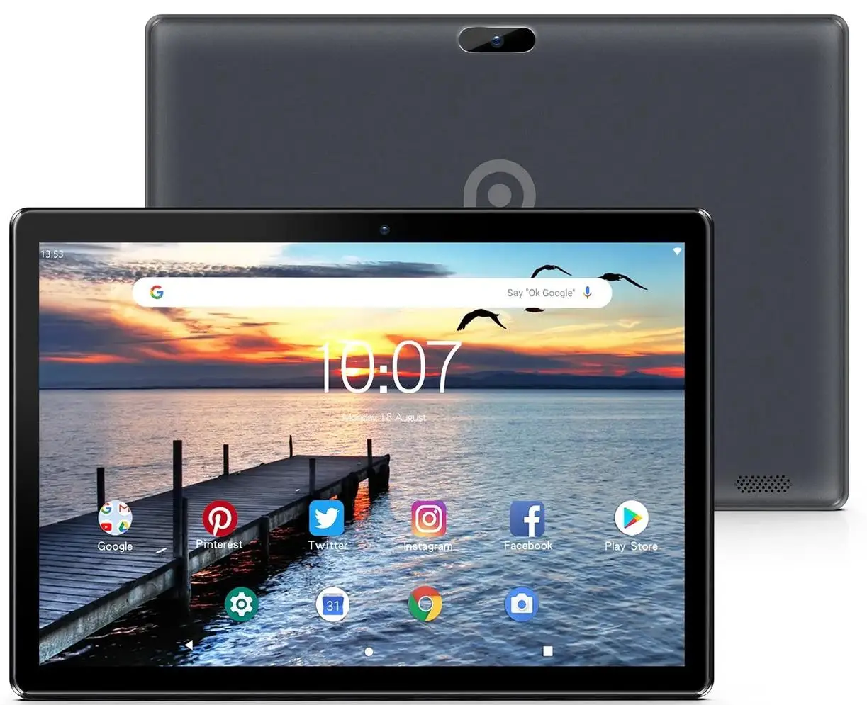 Планшет 10.1" Pritom M10 2+2/64Gb 3G 1-SIM Android 12 6000 mAh Сірий, фото №1