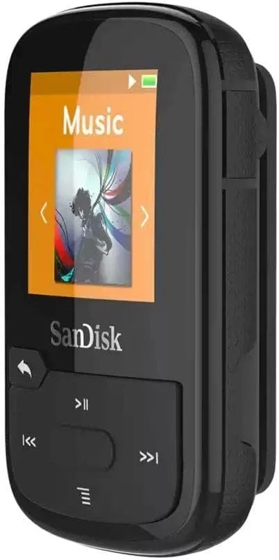 MP3-плеєр SanDisk Clip Sport Plus 32GB Bluetooth FM IPX Black, фото №3