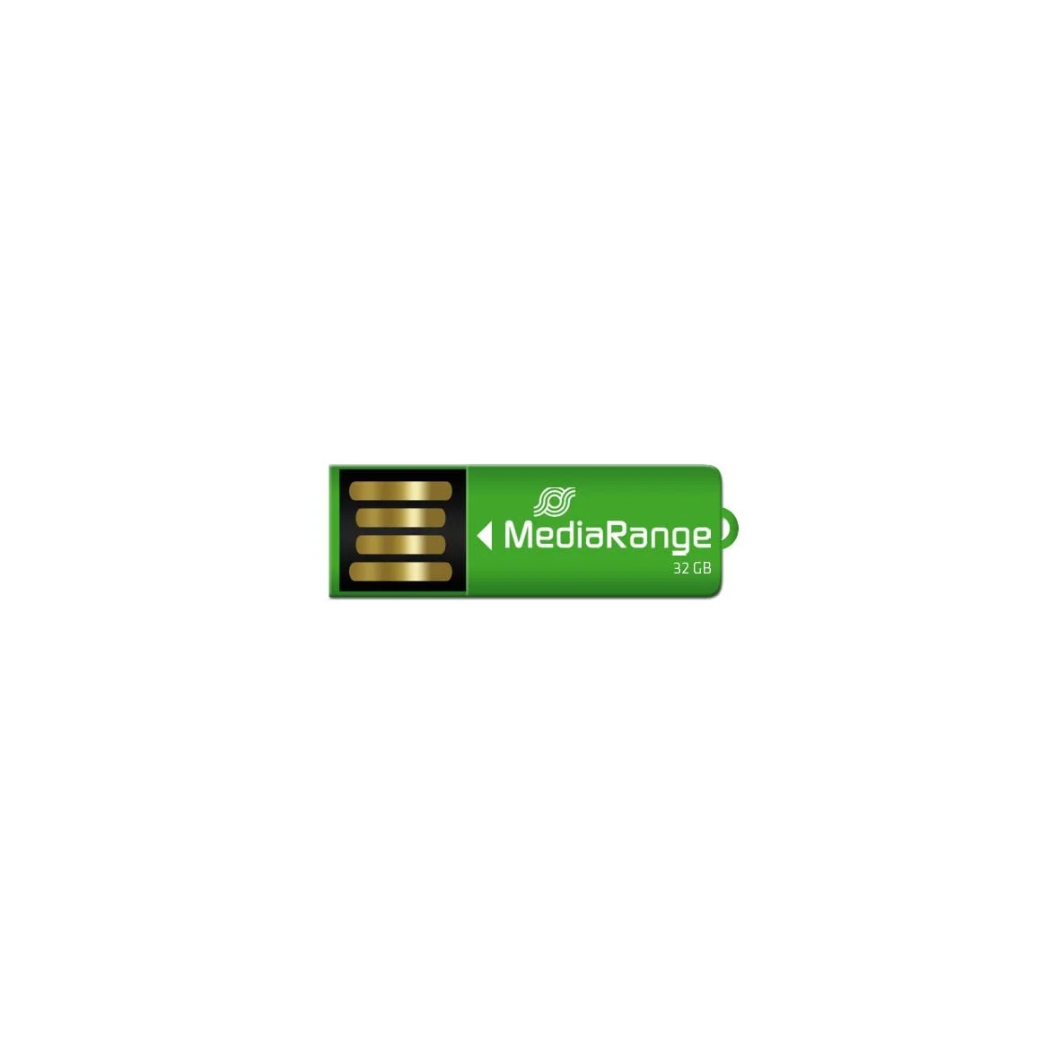 USB-флеш-накопичувач MediaRange Nano 32 GB USB 2.0 Green, фото №1
