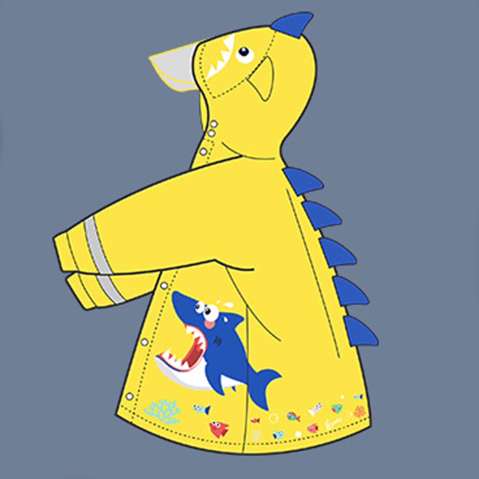 Дитячий дощовий пончо EQWIGKEIT Легкий Водонепроникний, фото №4