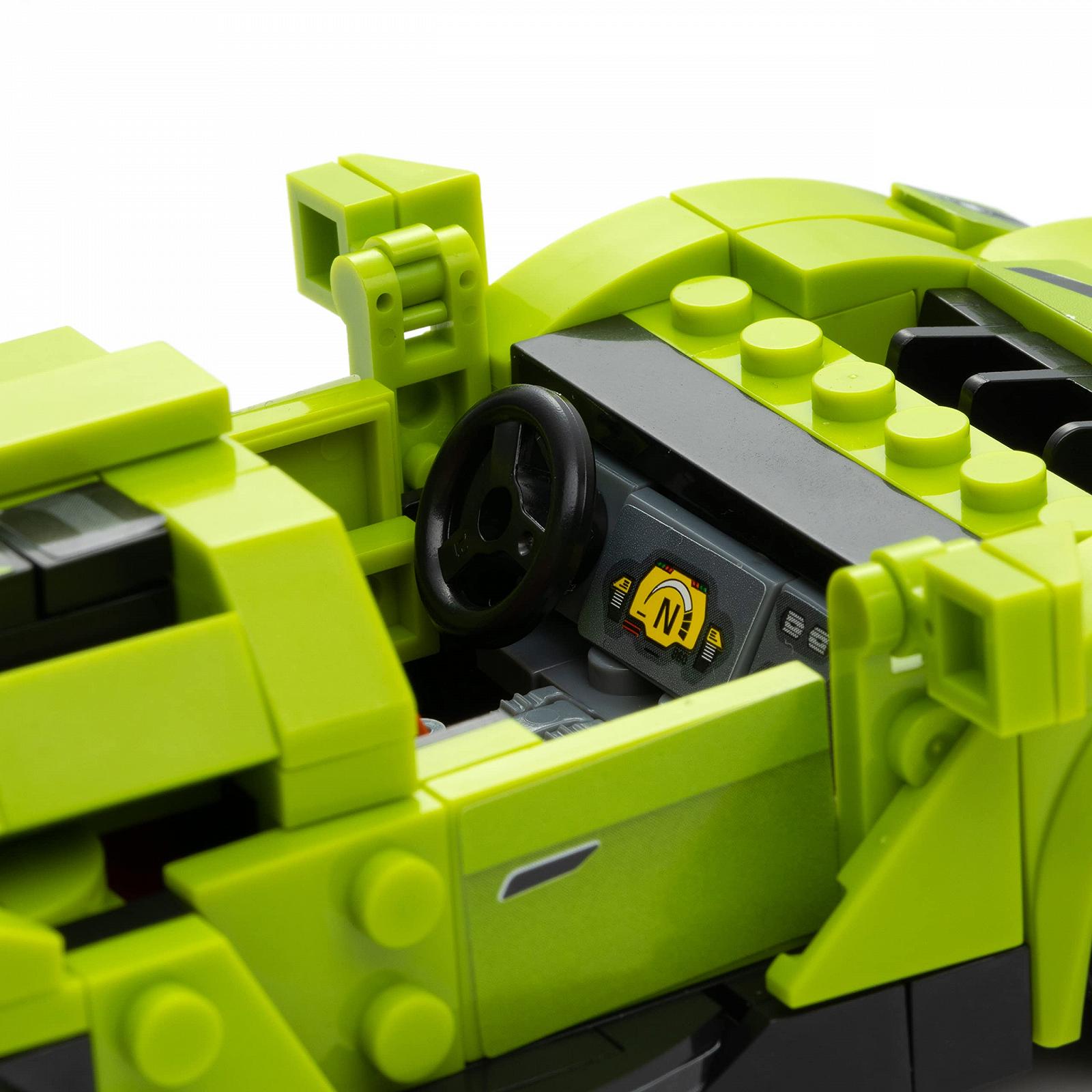 Набір Block Builder Lambo Racing Car Building Blocks 348 Pieces, фото №8