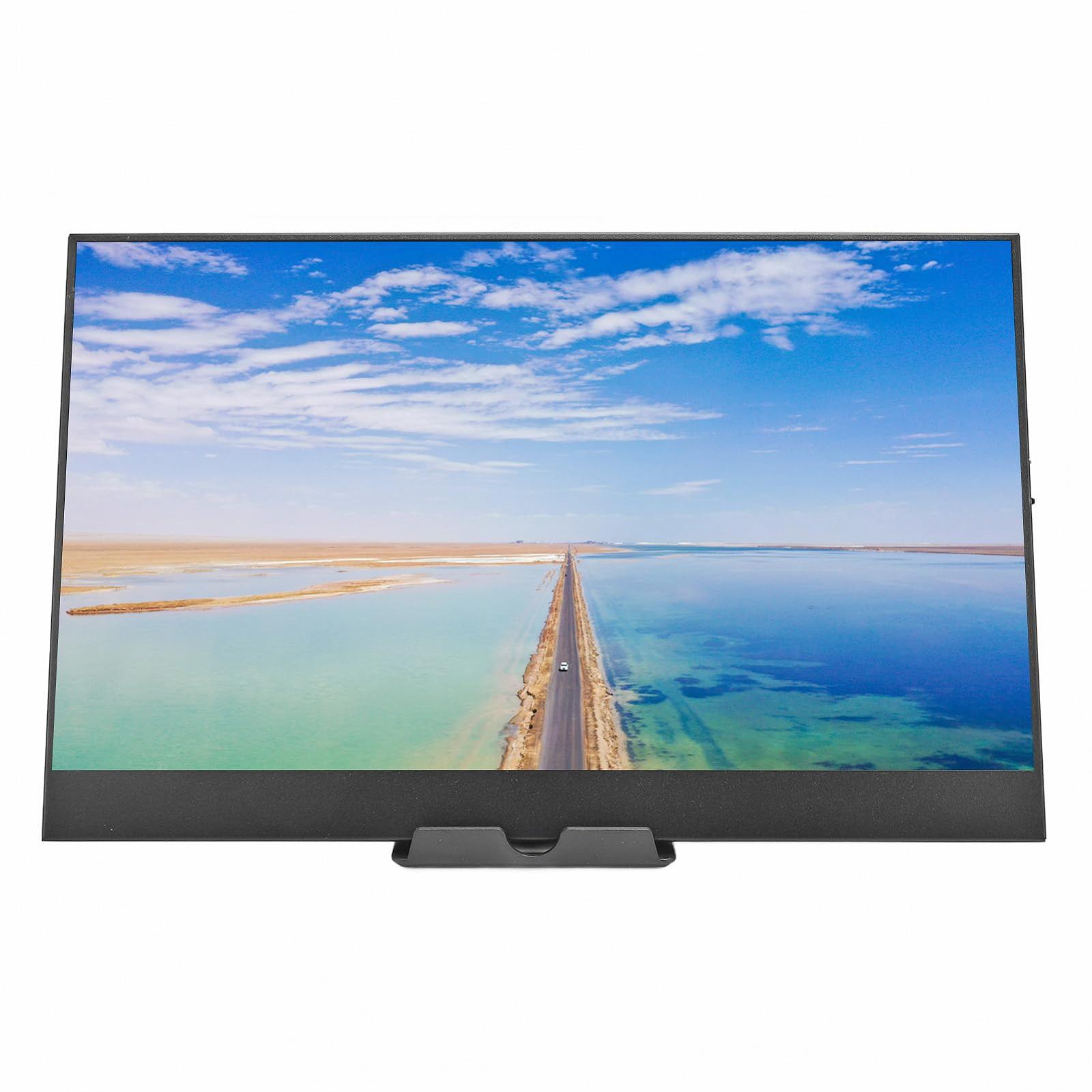 Монітор Goshyda Portable 15.6 дюймів 4K FHD USB-C HDMI Подорожній Монітор HDR IPS з двома стерео динаміками, фото №1