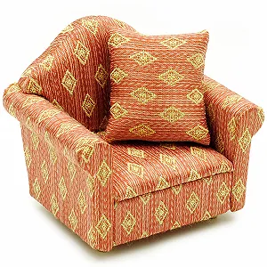 Мініатюрне Крісло з Подушкою alles-meine.de GmbH Масштаб 1:12 - Фото 1