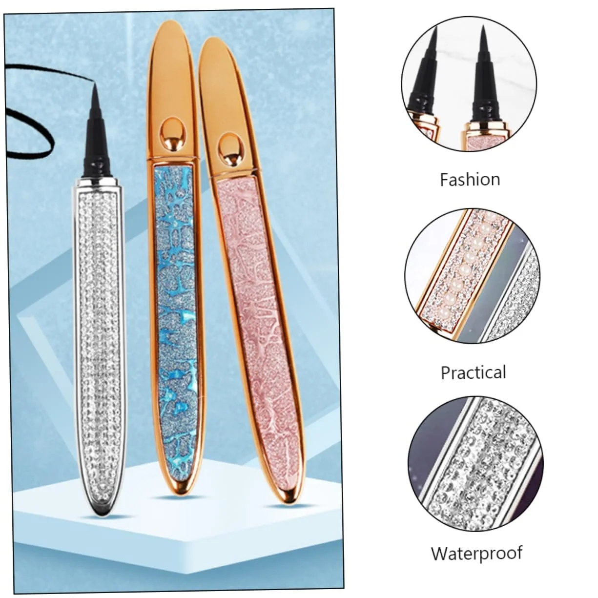 Фломастер-підводка minkissy Diamant-Eyeliner, фото №7