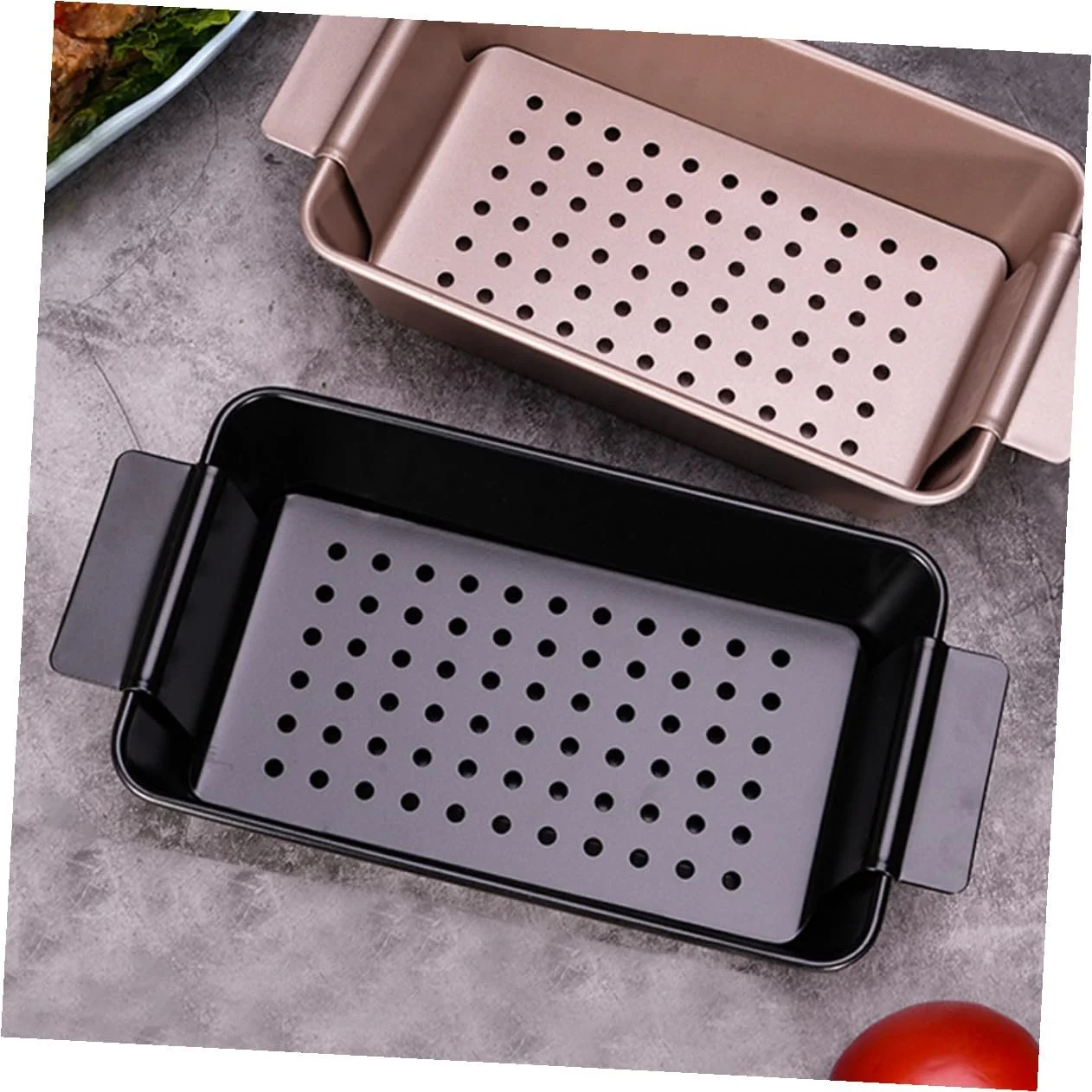 Форма для хлеба Toyvian Вуглеродистая сталь Антипригарная со съемным поддоном Черная, фото №3