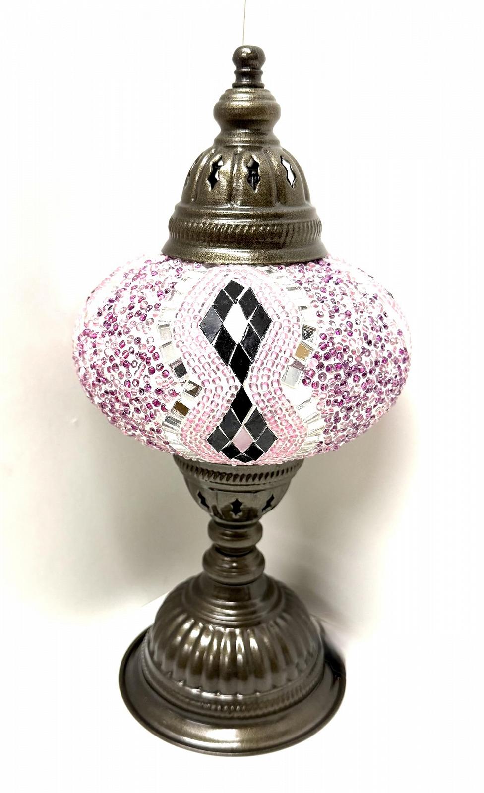 Настільна лампа Samarkand Lights Mosaic M Пурпурна, фото №4