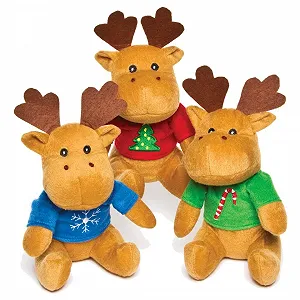 Купить Мягкая игрушка Baker Ross Reindeer Jumper (3 шт. в упаковке) - Фото 1 Мягкая игрушка Baker Ross Reindeer Jumper (3 шт. в упаковке) - Фото 1