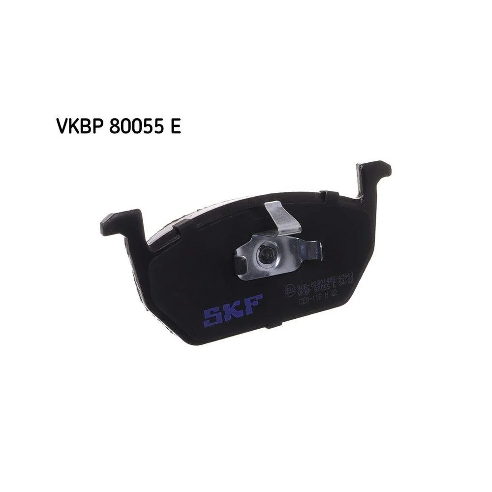 Комплект тормозных колодок, дисковый тормоз SKF VKBP 80055 E для AUDI SEAT SKODA VW, фото №1 Комплект тормозных колодок, дисковый тормоз SKF VKBP 80055 E для AUDI SEAT SKODA VW, фото №1