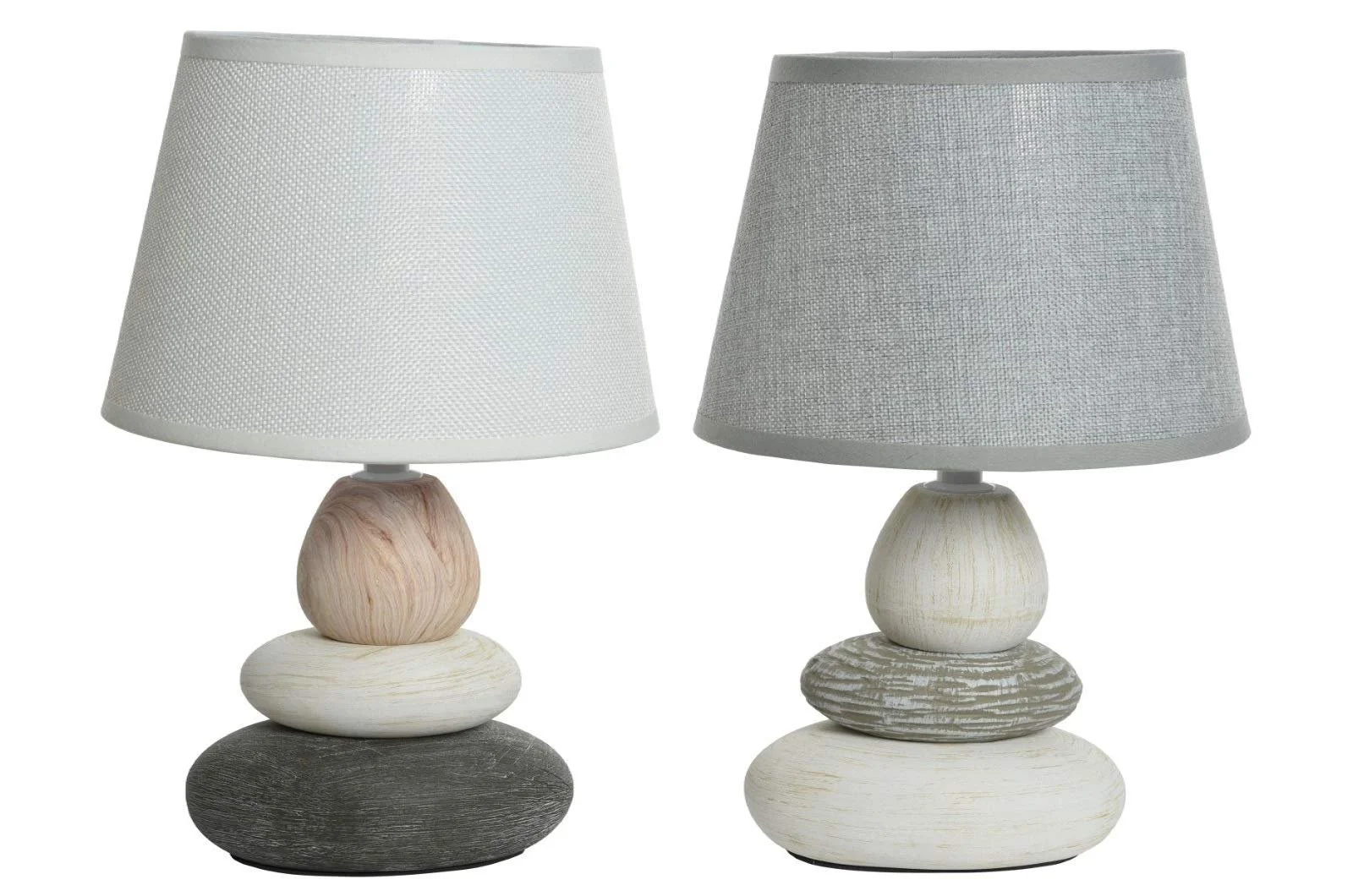 Настільна лампа Керамічна з лляним абажуром, фото №1