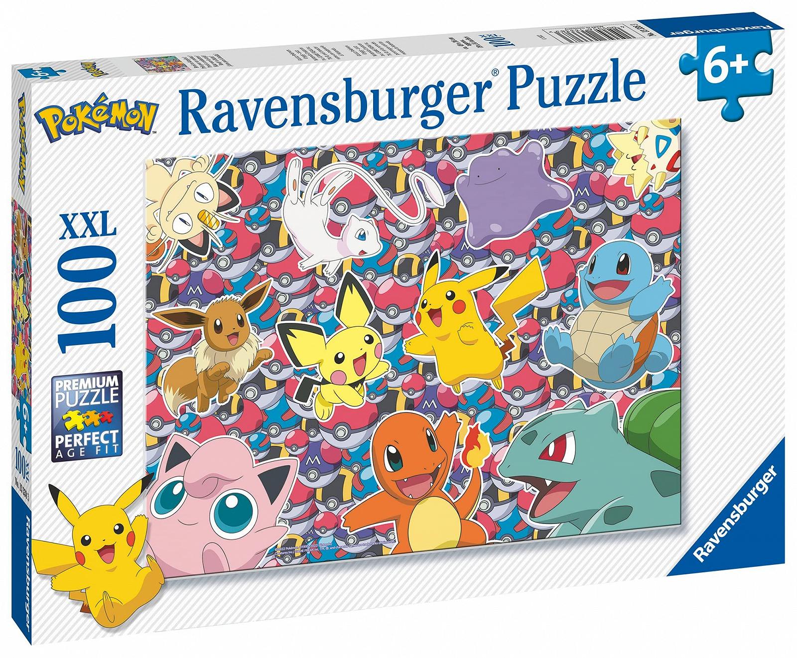 Детский пазл Ravensburger 13338 Ready to Fight! Pokémon 100 элементов XXL для детей от 6 лет, фото №4