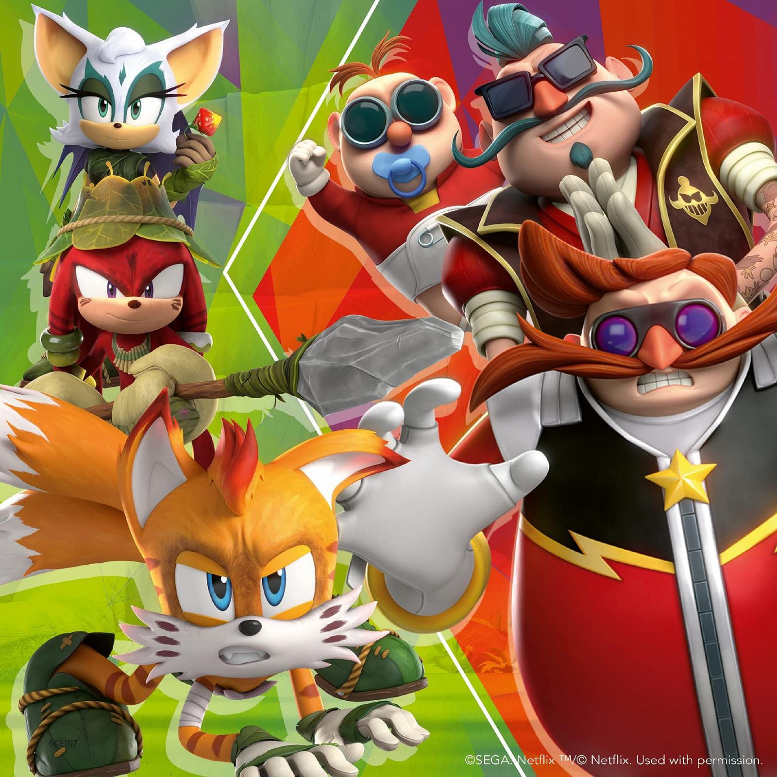 Детский пазл Ravensburger Sonic Prime The Adventures of Sonic 05695 3 x 49 деталей от 5 лет, фото №4