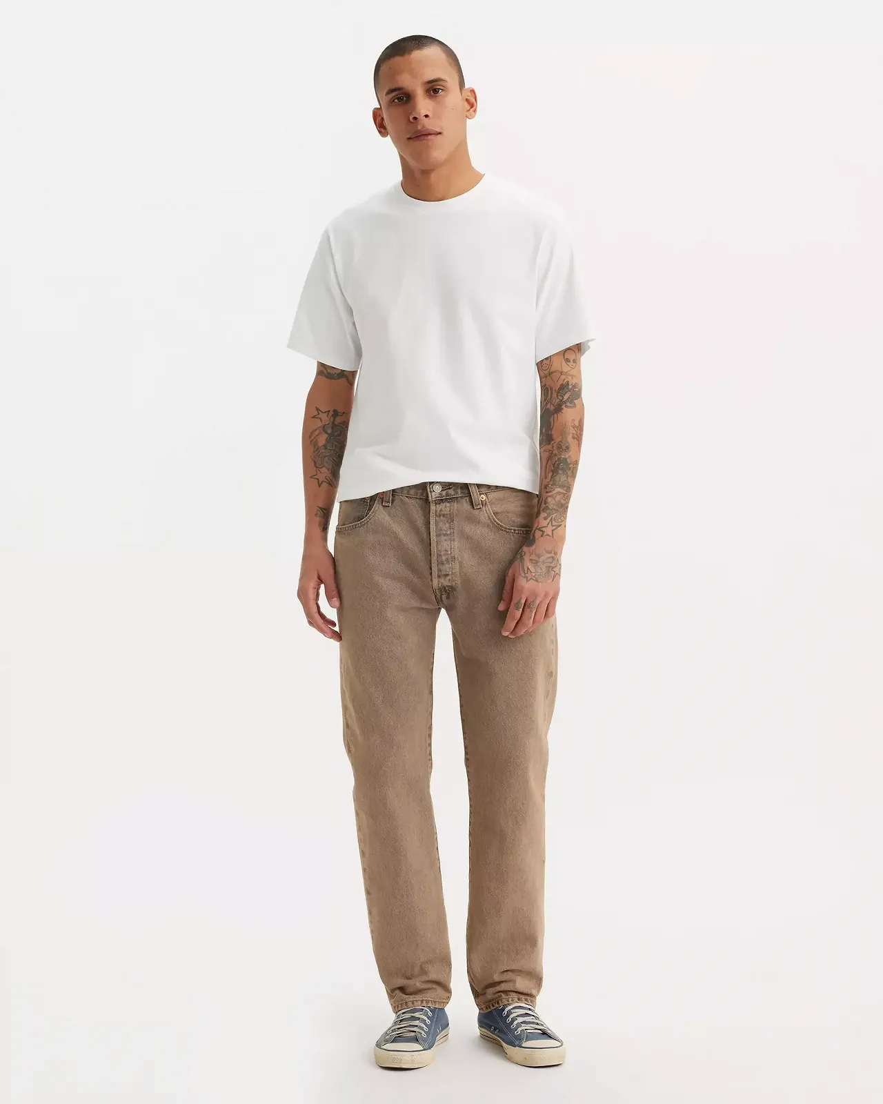 Чоловічі джинси Levis - 501 Levis Original Feel In Love Od - Mens - 36 32, фото №1