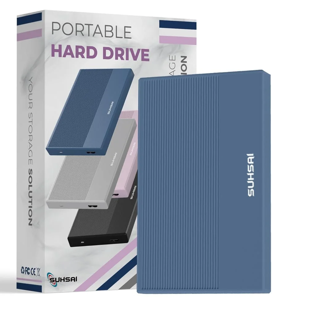 Внешний жесткий диск SUHSAI 500GB USB 3.0 Blue, фото №1 Внешний жесткий диск SUHSAI 500GB USB 3.0 Blue, фото №1