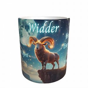 Кружка Знак зодиака Овен 330 мл Идея для подарка Кружка со знаком зодиака Овен Астрологический мотив Знак огня Подарок на день рождения Смелый Прямой Энергичный Уверенный Чашка со знаком зодиака Астрологический подарок - Фото 1