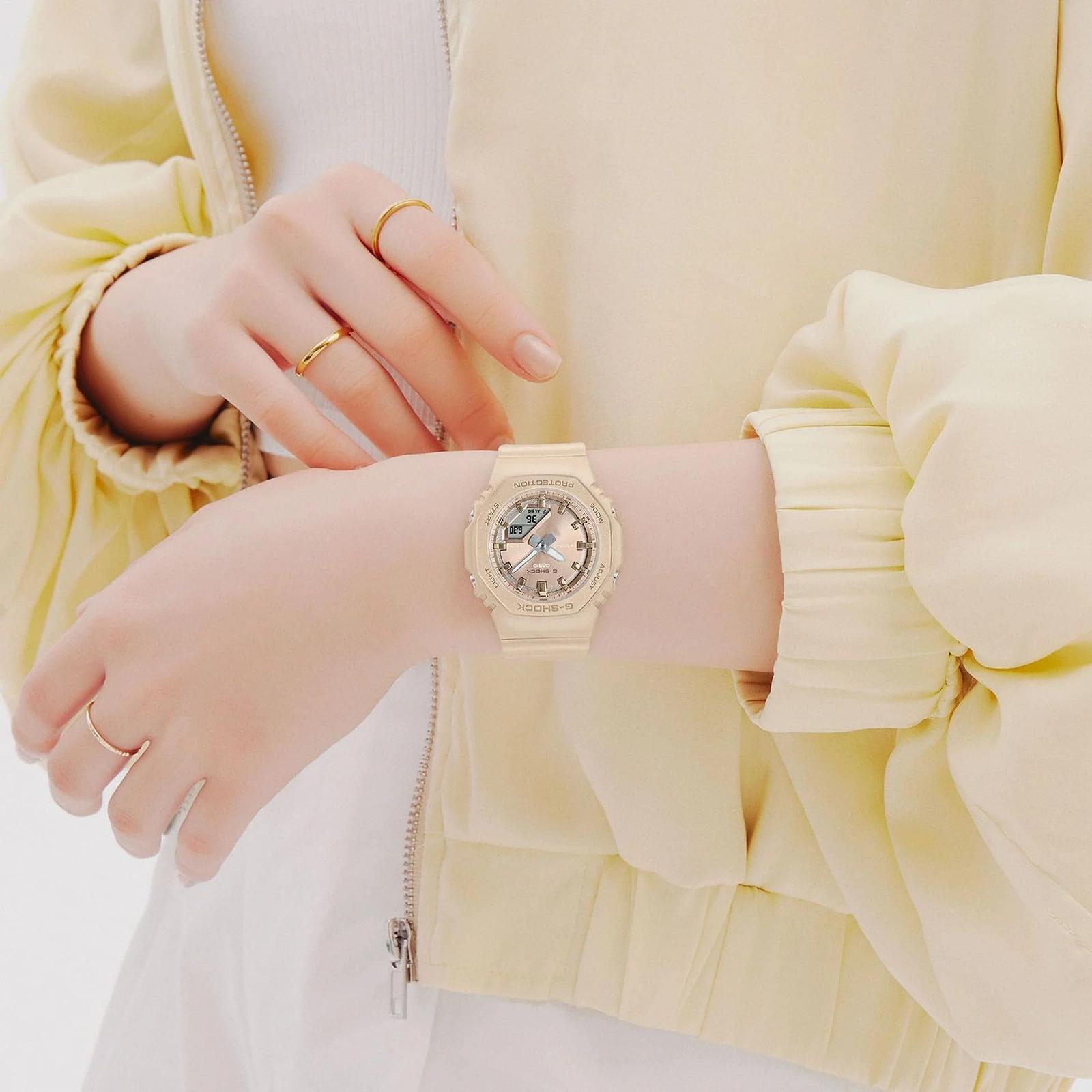 Часы Casio GMA-P2100ST-9AER, бежевый, Ремешок, фото №6