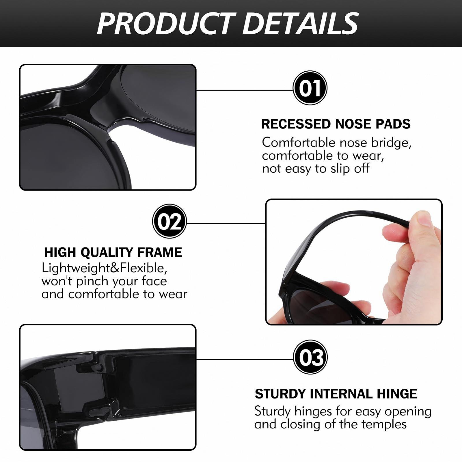 Поляризовані окуляри Hifot для чоловіків та жінок, із захистом UV400, фото №3