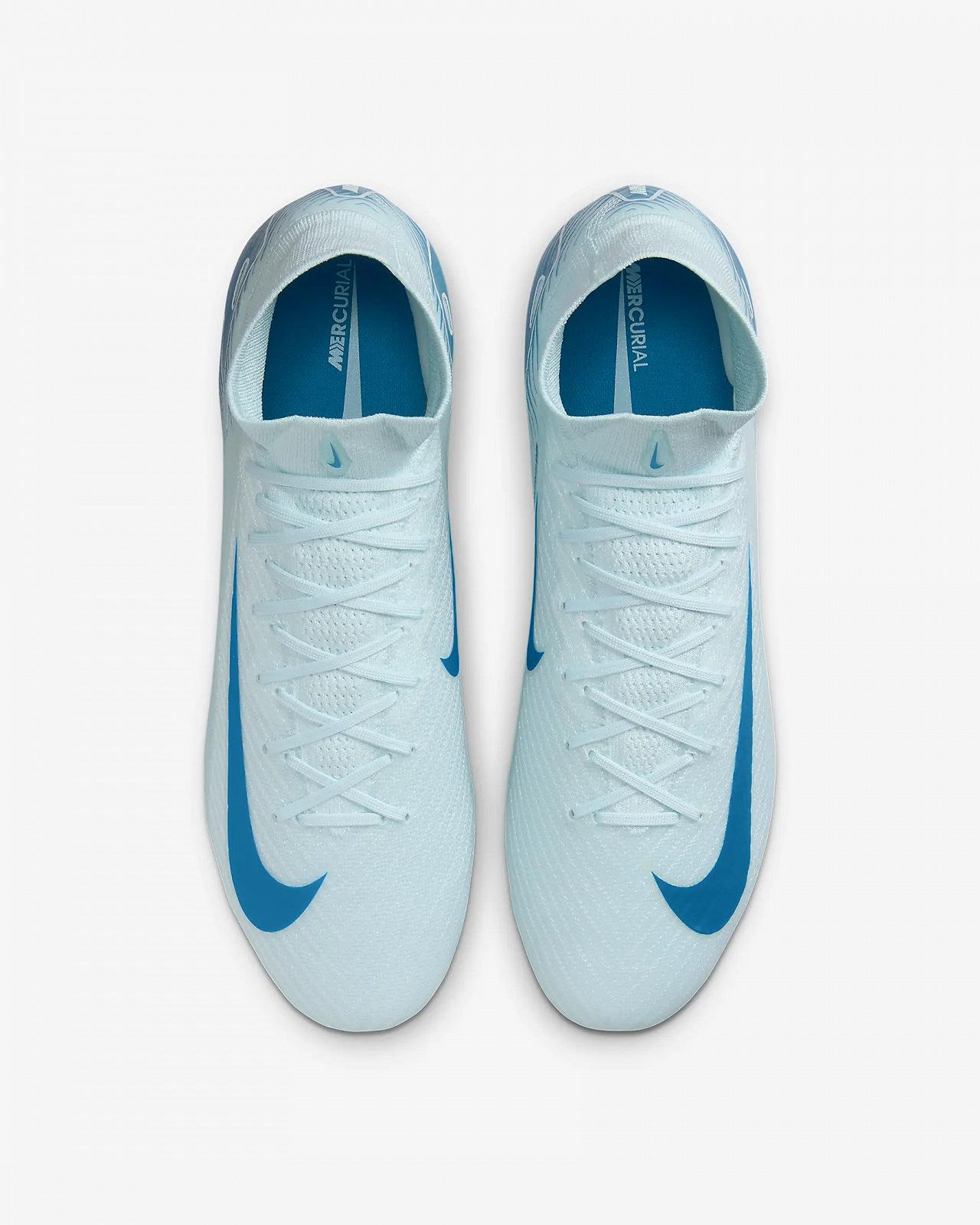 Бутси унісекс Nike Zm Superfly 10 Elite Fg Light Blue 45, фото №4