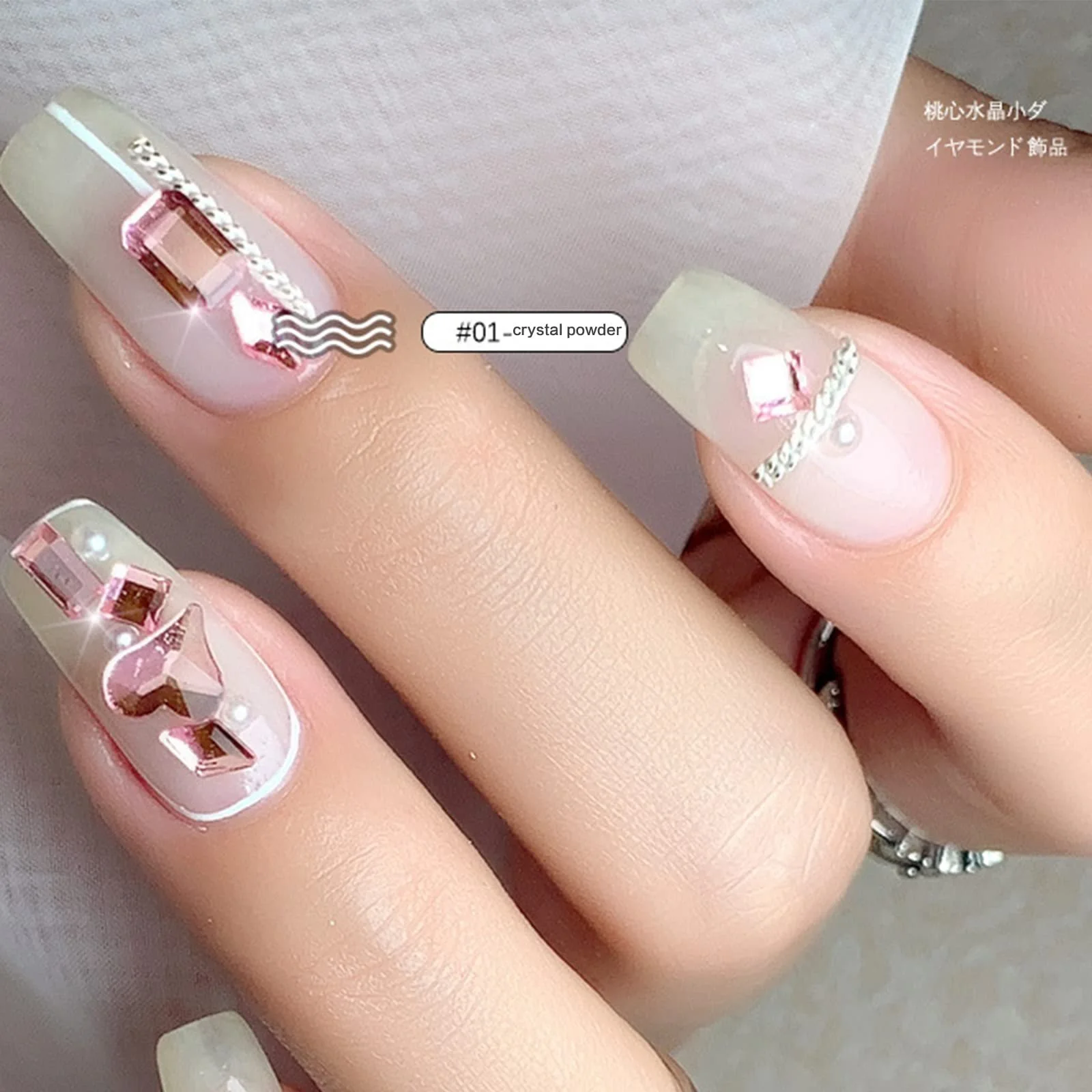 Стрази Kristall, плоска задня частина, різні форми, розміри, стрази для прикрас, фото №5