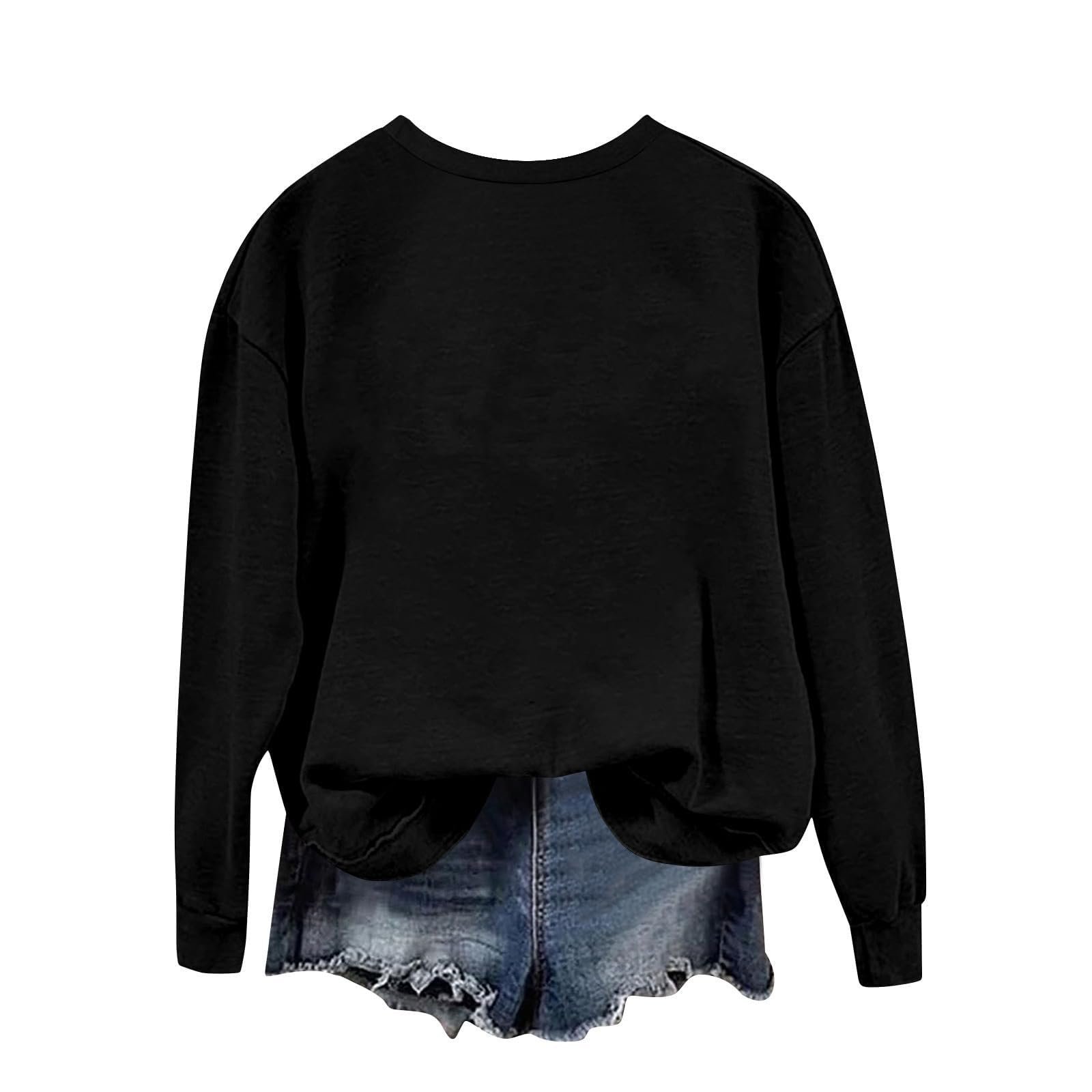 Пуловер Gwnauz Женская Толстовка Мода Повседневные Топы с Сердцем Длинный Рукав Круглый вырез, фото №3 Пуловер Gwnauz Женская Толстовка Мода Повседневные Топы с Сердцем Длинный Рукав Круглый вырез, фото №3