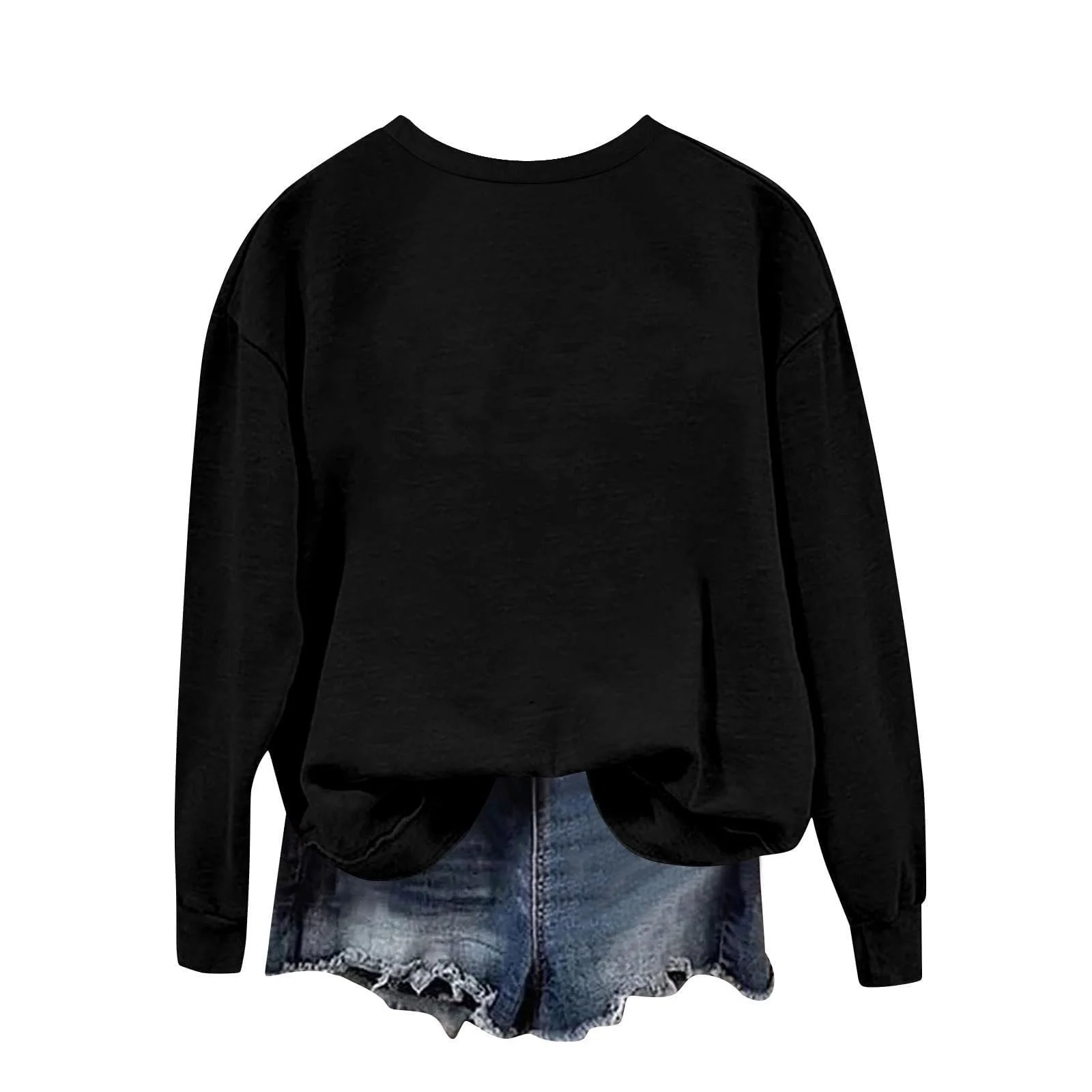 Женский свитшот Gwnauz Пуловер Женский джемпер День Святого Валентина Длинный рукав Большие размеры Пуловер с круглым вырезом Осень Зима Мягкие Удобные Топы с классическим принтом сердца, фото №3 Женский свитшот Gwnauz Пуловер Женский джемпер День Святого Валентина Длинный рукав Большие размеры Пуловер с круглым вырезом Осень Зима Мягкие Удобные Топы с классическим принтом сердца, фото №3