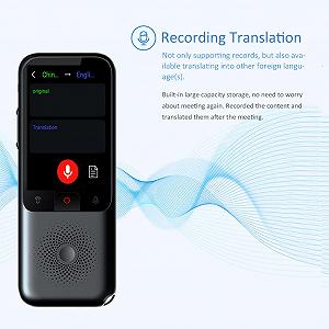 Переводчик иностранных языков с экраном 2,4 дюйма, онлайн и оффлайн перевод на 138 языках synthetic.ua - Фото 1