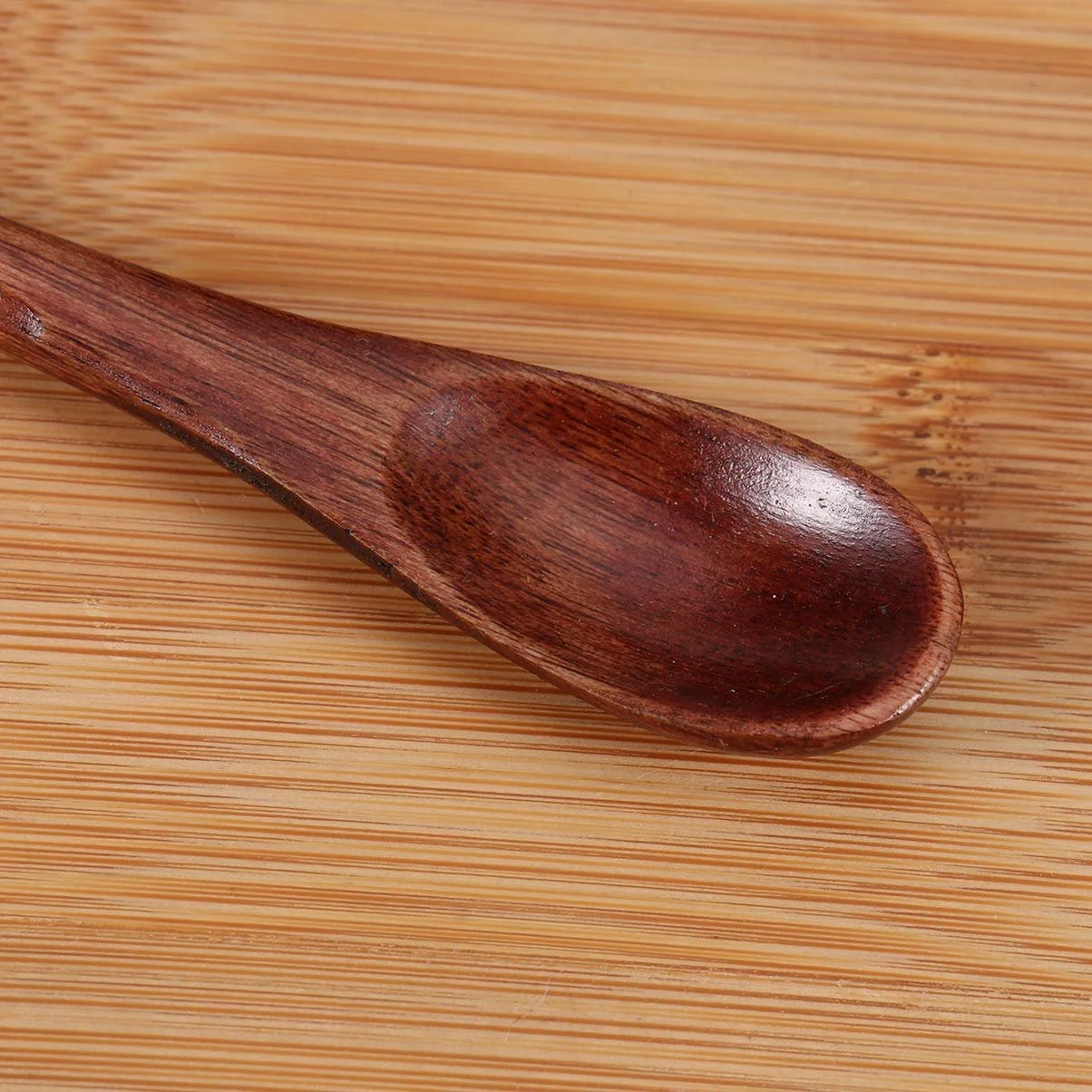 Ложка Деревянная BESTonZON с длинной ручкой для кофе, напитков и чая, 2 шт, фото №6