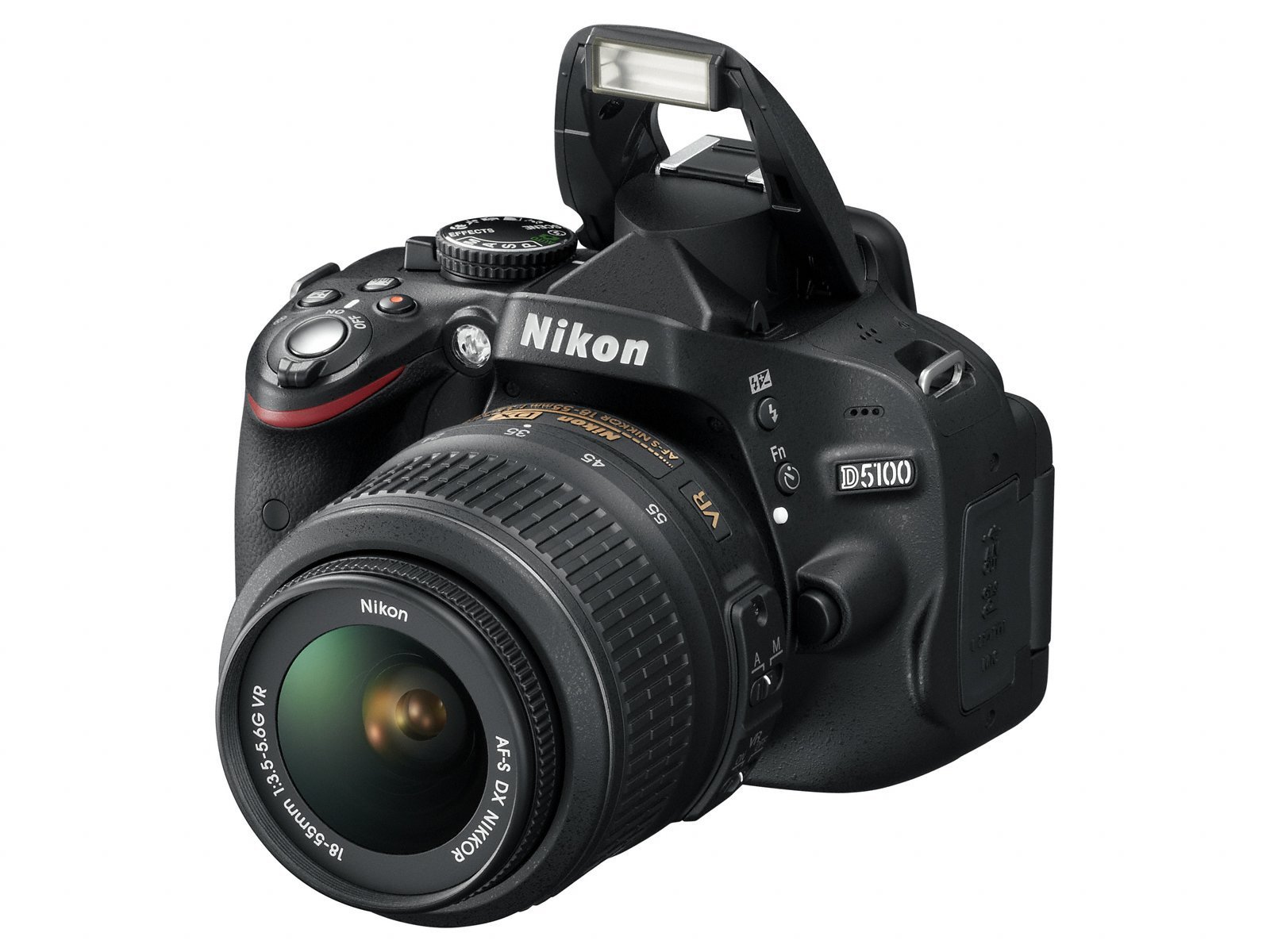 Цифровая зеркальная камера Nikon D5100 с объективом 18-55 мм VR (16,2 Мп) 3-дюймовый ЖК-дисплей, фото №6