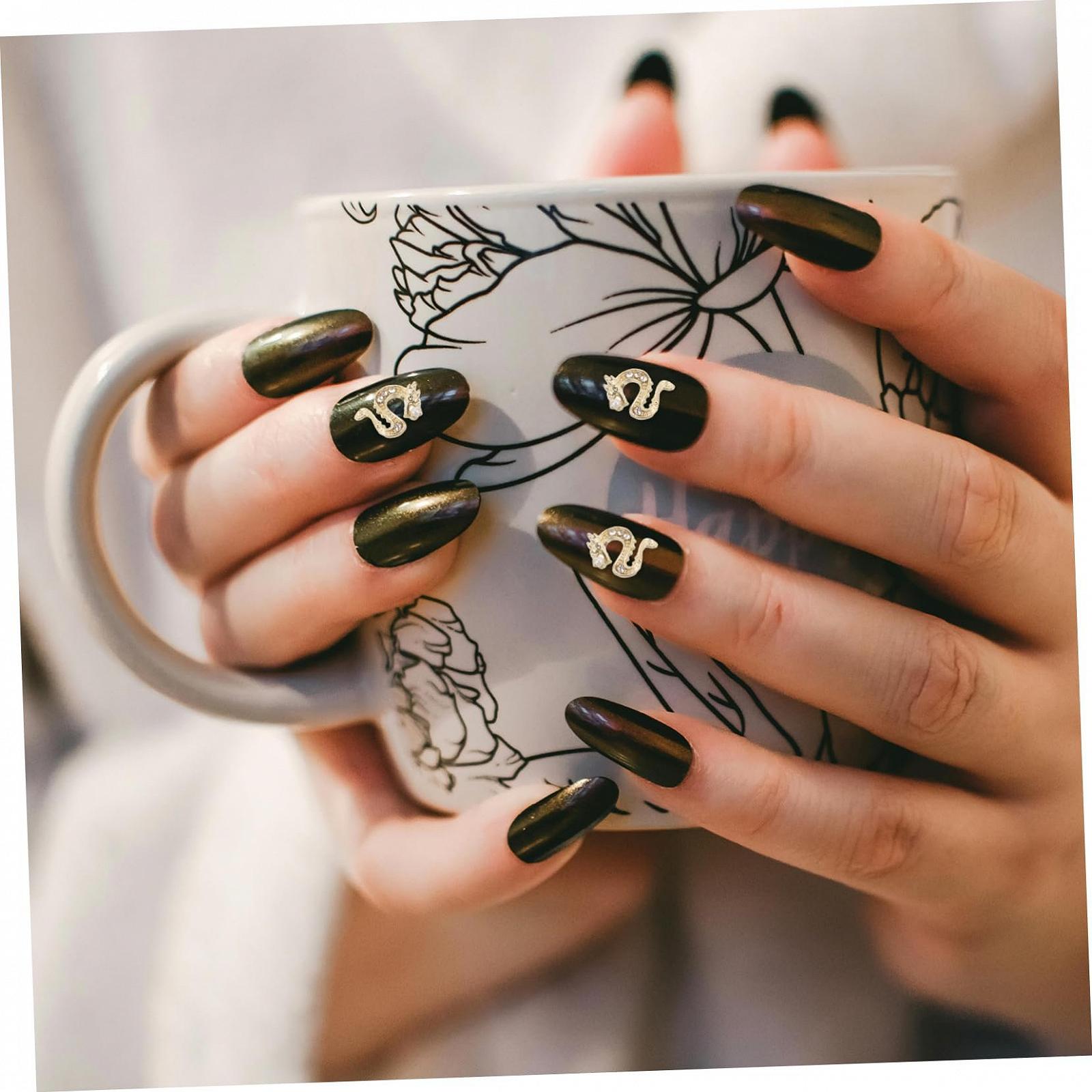 Прикраса для нігтів Стрази з драконами для манікюру 50 шт., фото №2