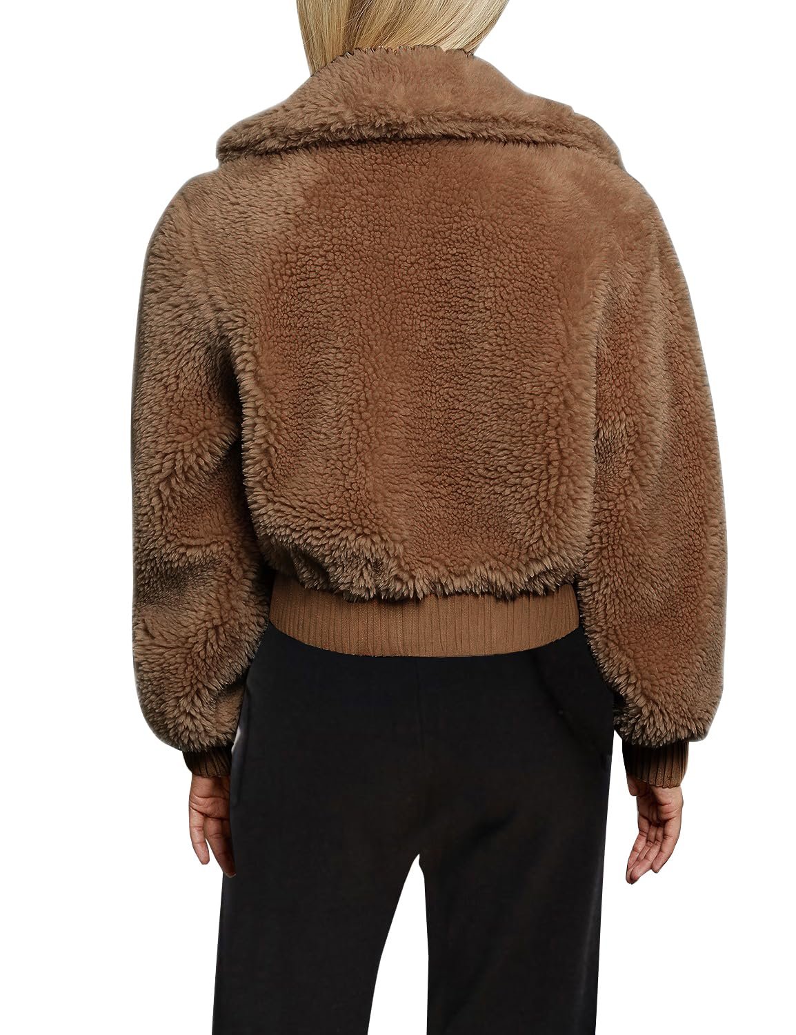 Пальто FANCYINN Жіноча зимова Teddy з лацканами, фото №3