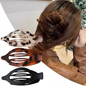 Плоские Заколки для Волос 3 шт Набор Зажимы Утка Французский Стиль Нескользящие цена на synthetic.ua - Фото 1 Плоские Заколки для Волос 3 шт Набор Зажимы Утка Французский Стиль Нескользящие synthetic.ua - Фото 1