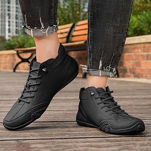 Черевики Alpaca Barefoot High Кожаные Мужские/Женские цвета хаки, размер 34-50 EU synthetic.ua - Фото 1
