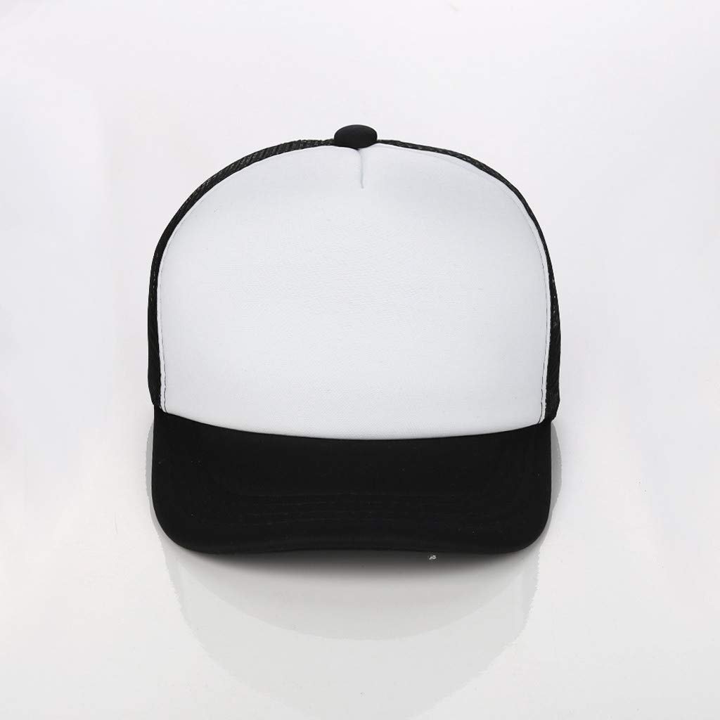 Бейсболка HZMM сетчатая унисекс регулируемая черная, фото №3