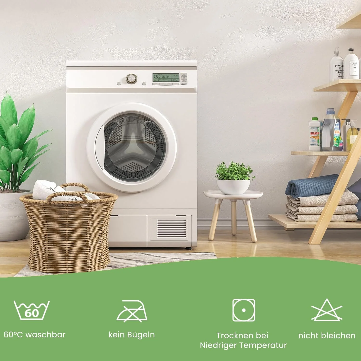 Наматрацник Livessa 90 x 200 (2 шт.) - Миюча підкладка при нетриманні, водонепроникний, фото №7 Наматрацник Livessa 90 x 200 (2 шт.) - Миюча підкладка при нетриманні, водонепроникний, фото №7